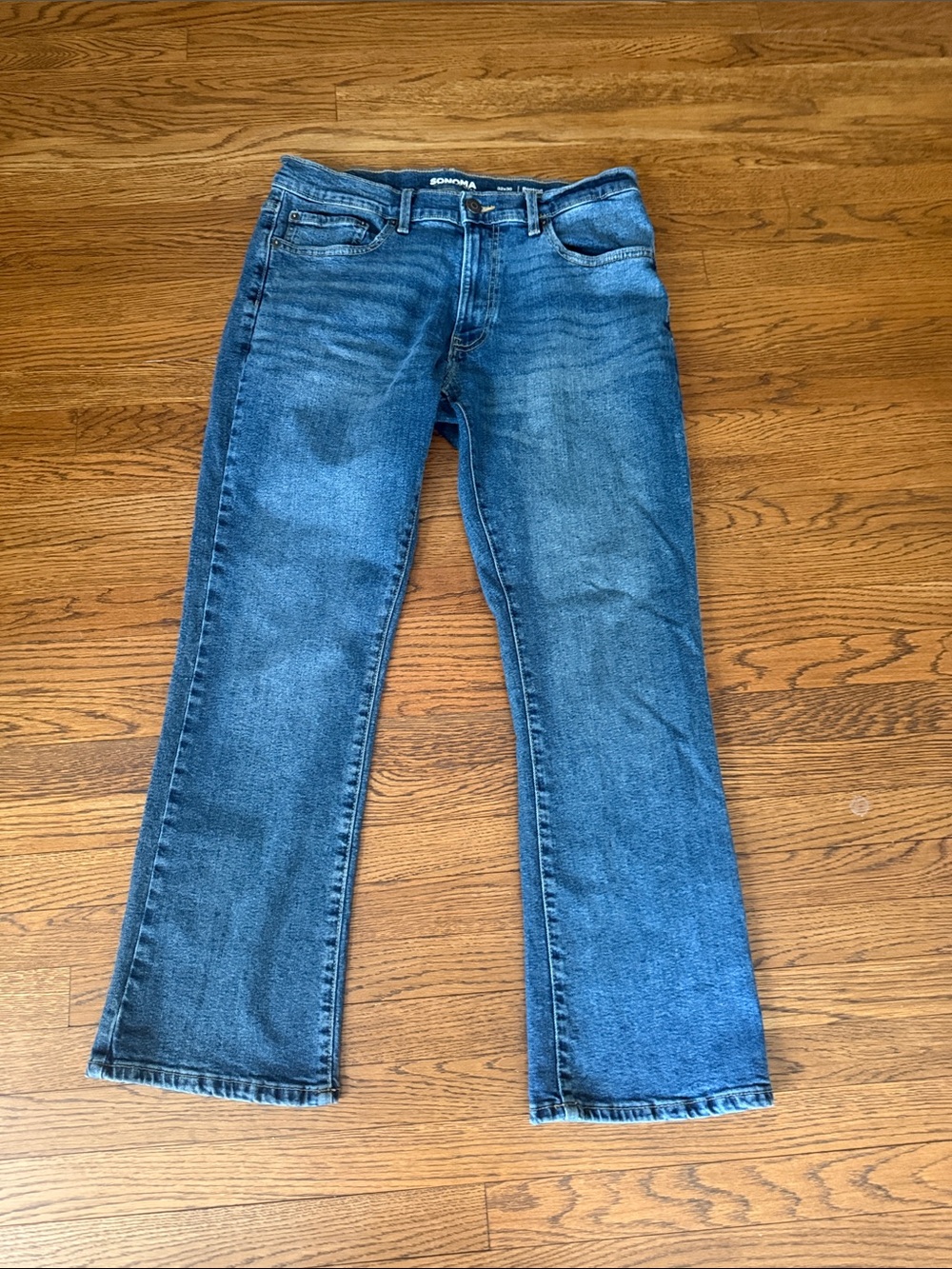 Sonoma Men's Medium Blue Bootcut Jeans